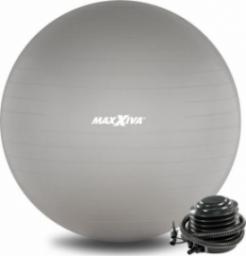  Maxxiva MAXXIVA Piłka gimnastyczna 55 cm z pompką, srebrna