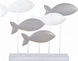  Selsey SELSEY Dekoracja stojąca Chanartient metalowa ryby