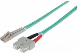  Intellinet Network Solutions Kabel światłowodowy LC - SC 1m Niebieski (750912)