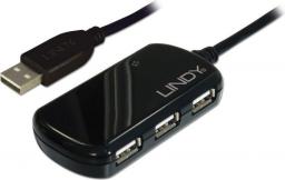 HUB USB Lindy 4x USB-A 2.0 (42781)