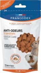  Francodex Przysmaki zapobiegające nieprzyjemnym zapachom sierści, moczu i trawienia, dla gryzoni 50 g