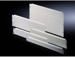 m_Rittal Rittal 19" Blanking Panel, 1 U, Steel Sheet, black RAL 9005, VE: 2 - 7151.005