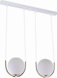 Lampa wisząca Amplex Wiszące kule salonowe BALOS industrialny żyrandol nad stół biały