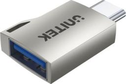 Adapter USB Unitek A1025GNI USB-C - USB Srebrny  (A1025GNI)