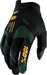  100% Rękawiczki 100% ITRACK Youth Glove sentinel black roz. XL (długość dłoni 171-181 mm) (DWZ)