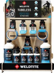 Weldtite Display WELDTITE TUBELESS STAND + Zestaw Produktów TUBELESS PACK 34 produkty (00018+00054) (NEW)