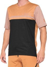  100% Koszulka męska 100% AIRMATIC Jersey krótki rękaw caramel black roz. M (NEW 2021)