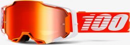  100% Gogle 100% ARMEGA Googgle REGAL Red Mirror Lens (Szyba Czerwona Lustrzana, LT 38%+/-5%) (NEW)