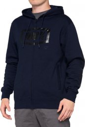  100% Bluza męska 100% SYNDICATE Hooded Zip Sweatshirt Navy Black roz. M (NEW)