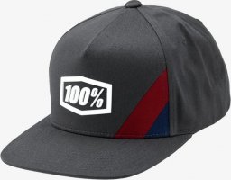  100% Czapka z daszkiem 100% CORNERSTONE Snapback Hat Steel (NEW)