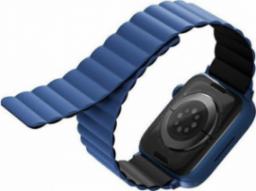 Uniq UNIQ pasek Revix Apple Watch Series 4/5/6/7/SE 44/45mm. Reversible Magnetic czarny-niebieski/black-blue