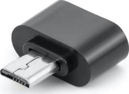 Adapter USB microUSB - USB Czarny  (26856)