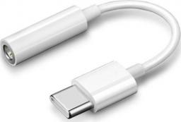 Adapter USB USB-C - Jack 3.5mm Biały  (30422)