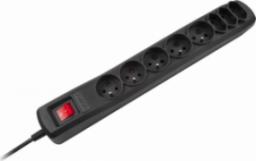 Listwa zasilająca Armac R-8 przeciwprzepięciowa 8 gniazd 1.5 m czarna (R8/CZ/15)