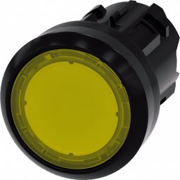  Siemens Przycisk podświetlany 22mm okrągły tworzywo żółty płaski z samopowrotem 3SU1001-0AB30-0AA0