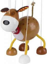  Goki Drewniana marionetka wzór Pies (GOKI-51755)