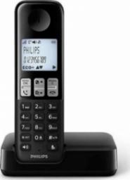 Telefon stacjonarny Philips Telefon Bezprzewodowy Philips D2501B/34 DECT Czarny