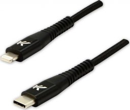 Kabel USB Logo USB-C - Lightning 2 m Czarny