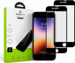  Glastify Szkło hartowane GlasTIFY OTG+ 2-pack do Apple iPhone 7 / 8 / SE 2020 / 2022 Black uniwersalny