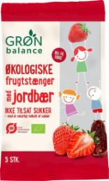  GRON BALANCE (produkty spożywcze) PRZEKĄSKI DLA DZIECI TRUSKAWKOWE BIO (5 x 20 g) 100 g - GRON BALANCE