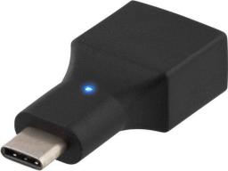 Adapter USB Deltaco USB-C - USB Czarny  (USBC-1200)