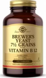  Solgar Brewers Yeast 7 1/2 Grains with Vitamin B12 (250 tabl.)