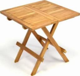 Divero Składany stolik ogrodowy drewniany 50 cm