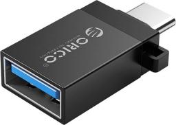 Adapter USB Orico USB-C - USB Czarny  (CBT-UT01-BK-BP)