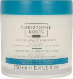 Christophe Robin Peeling do skóry głowy Christophe Robin Sea Salt Środek Czyszczący (250 ml)