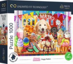  Trefl Puzzle 1000 Doggy Peekers Unlimited Fit Technology