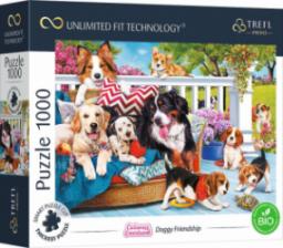  Trefl Puzzle 1000 Pieski Doggy Friendship Unlimited Fit Technology