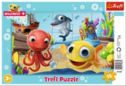  Trefl Puzzle ramkowe Zabawy rybki MiniMini 15 elementów