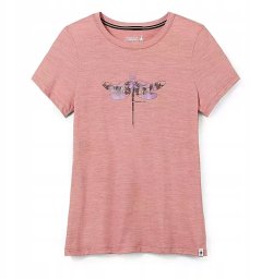 Smartwool W'S Merino Sport 150 Dragonfly Summit Short Sleeve Graphic Tee Slim Fit, J59, L