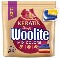 Woolite Mix Colors kapsułki do prania ochrona koloru z keratyną 33szt