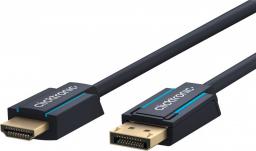 Kabel Clicktronic DisplayPort - HDMI 1m granatowy (JAB-7717302)