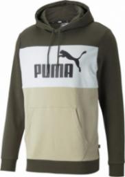 Puma Bluza męska Puma Colorblock Hoodie TR szaro-biało-beżowa 848772 64 2XL