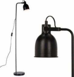 Lampa podłogowa Light Style Living Lampa stojąca podłogowa metalowa do czytania nocna czarna loft 129 cm