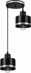 Lampa wisząca Candellux Lampa wisząca czarna/chrom talerz 2xE27 Wama 32-00477