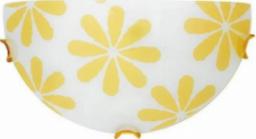 Kinkiet Candellux Plafon biały żółty w kwiatki kinkiet Lucy 11-95315
