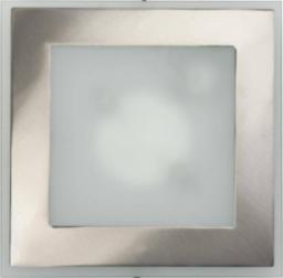 Lampa sufitowa Candellux Plafon biały/chrom 27x27cm R7S Jupiter 10-83343 / 10-74174