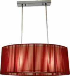Lampa wisząca Candellux Lampa sufitowa Candellux 32-10059 Artemis 2X60W E27 czerwony