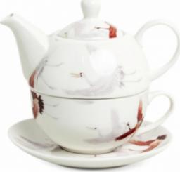  Royal Tea Zestaw do herbaty Tea For One, porcelanowy Żurawie 400ml - Royal Tea