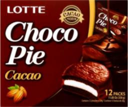  Lotte Choco Pie Cacao, całe pudełko (12 x 28g) - Lotte