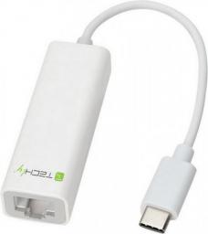 Karta sieciowa Techly USB - RJ-45 Biały (66255)