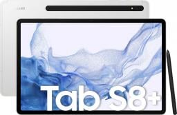 Tablet Samsung Galaxy Tab S8+ 12.4" 256 GB Srebrne (SM-X800NZSBEUE)