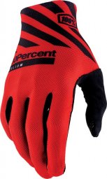  100% Rękawiczki 100% CELIUM Gloves Racer Red - M (długość dłoni 187-193 mm) (NEW 2022)