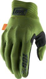  100% Rękawiczki 100% COGNITO Gloves Army Green - M (długość dłoni 187-193 mm) (NEW 2022)