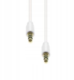 Kabel ProXtend Mini-Jack 3-Pin Slim Cable M-M White 2M