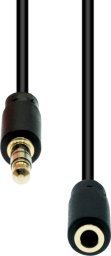 Kabel ProXtend Jack 3.5mm - Jack 3.5mm 0.5m czarny (JAB-7755895)