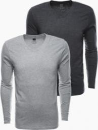 Ombre Zestaw longsleeve męski z długim rękawem - mix 2-pak V1 Z41 XXL